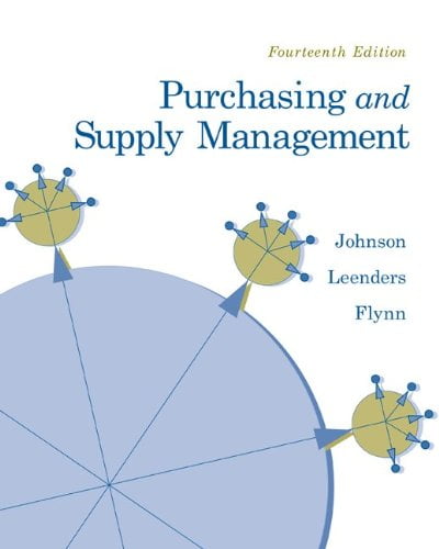 Purchasing and Supply Management (The Mcgraw-hill/Irwin Series Operations and Decisions Sciences)