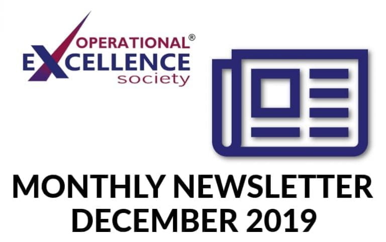 Operational Excellence by Design eNewsletter – December 2019