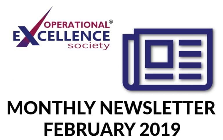 Operational Excellence by Design eNewsletter – February 2019