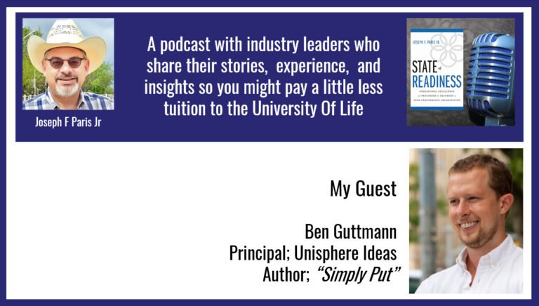 State of Readiness | Ben Guttmann; Author of “Simply Put”