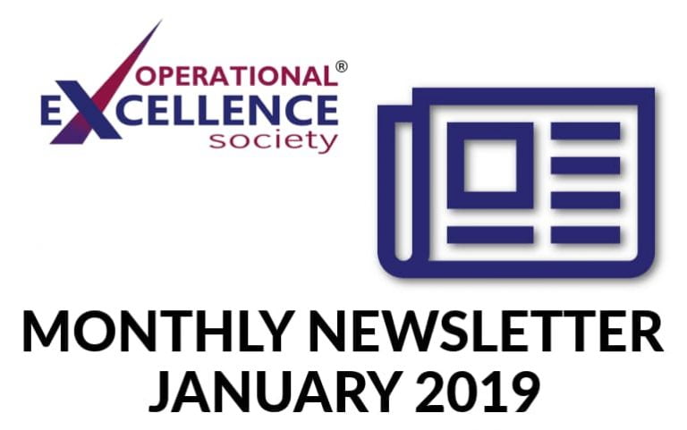 Operational Excellence by Design eNewsletter – January 2019