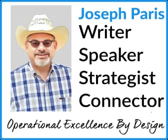 Joseph Paris, Writer, Speaker, Strategist, Connector