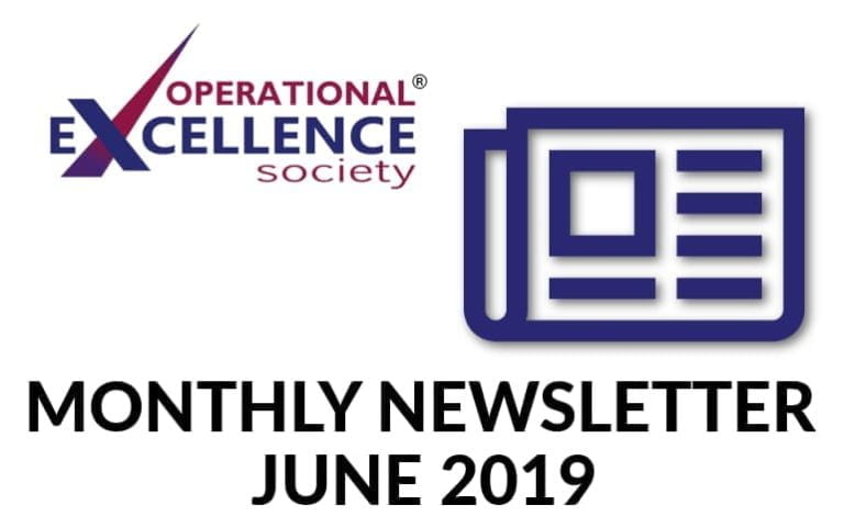 Operational Excellence by Design eNewsletter – June 2019