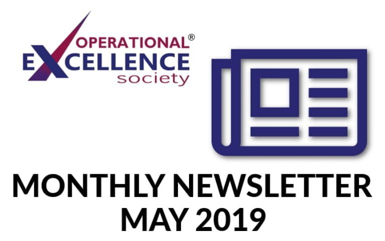 Operational Excellence by Design eNewsletter – May 2019