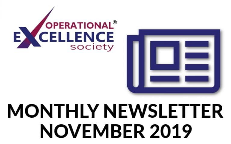 Operational Excellence by Design eNewsletter – November 2019