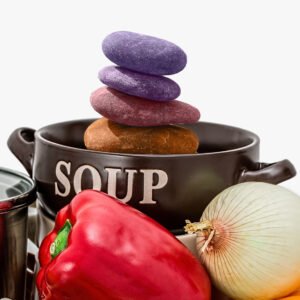 Hunger makes a good cook, stone soup